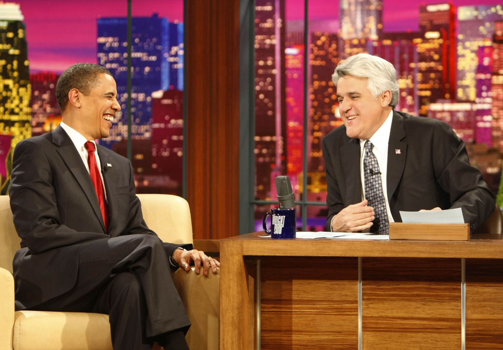 Barack Obama, Jay Leno